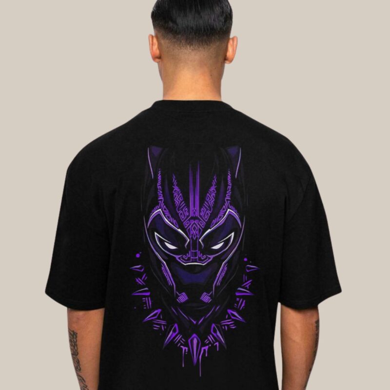 Black Panther Glow-in-Dark Graphic T-Shirt