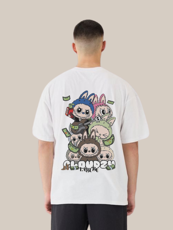 Cloudzy x Labubu – Kawaii Chaos T-Shirt